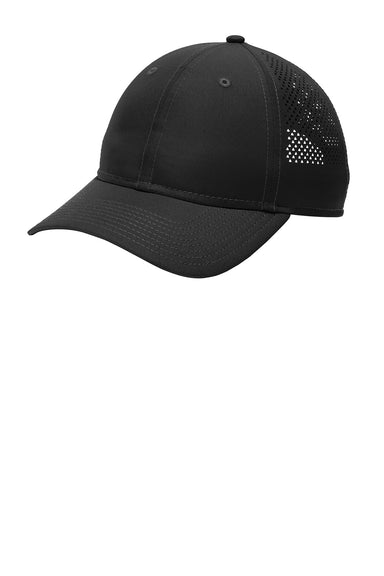 New Era NE406 Mens Adjustable Hat Black Front