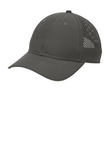 New Era NE406 Mens Adjustable Hat Graphite Grey Front