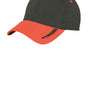 New Era Mens Stretch Fit Hat - Orange/Heather Black - Closeout