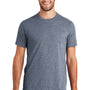 New Era Mens Heritage Short Sleeve Crewneck T-Shirt - True Navy Blue Twist - Closeout