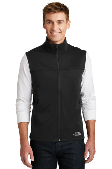The North Face NF0A3LGZ Mens Ridgeline Wind & Water Resistant Full Zip Vest Black Front