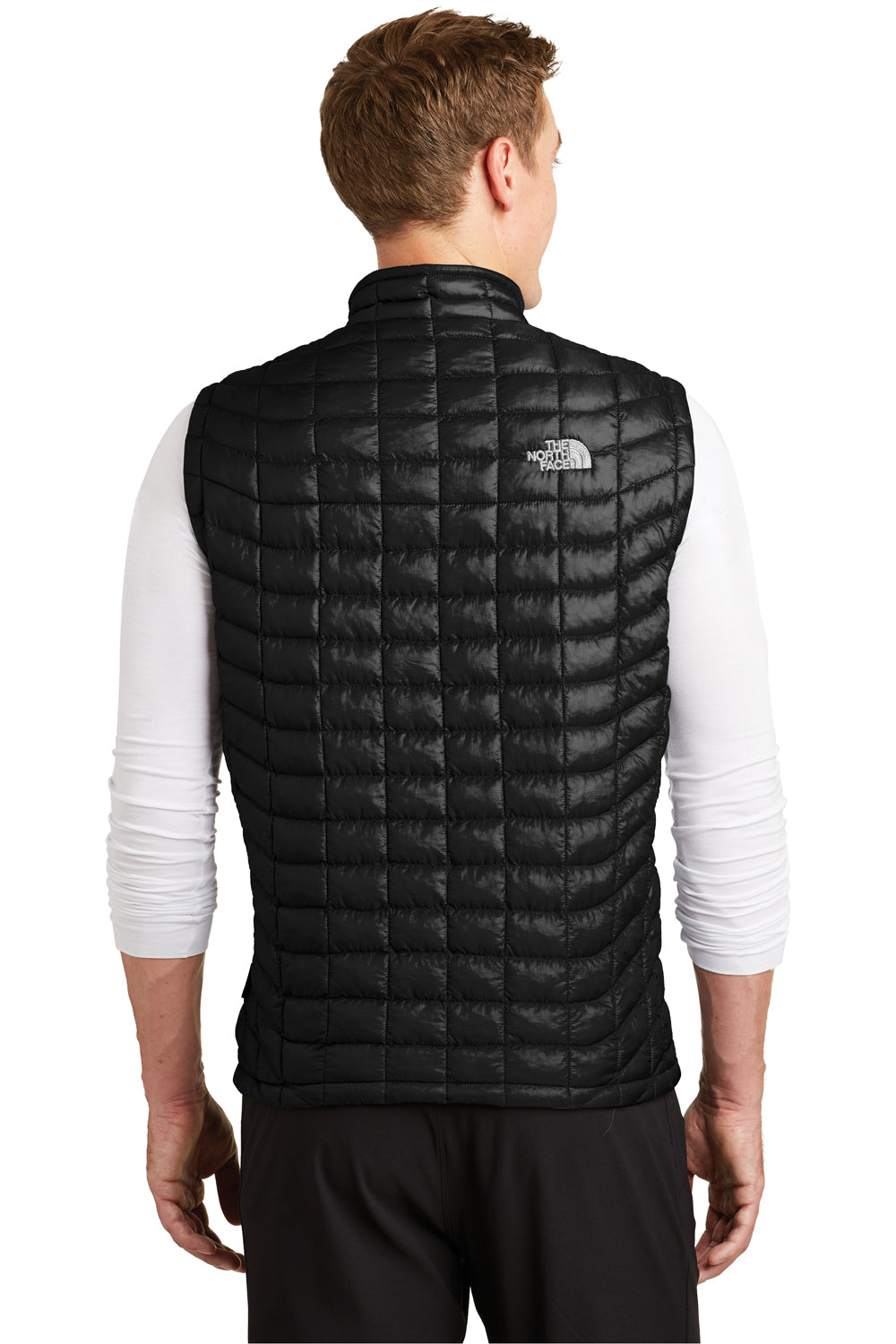 The North Face NF0A3LHD Mens ThermoBall Trekker Water Resistant Full Zip Vest Black Back