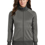 The North Face Womens Tech Full Zip Fleece Jacket - Heather Medium Grey - Closeout