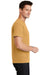 Port & Company PC099 Mens Beach Wash Short Sleeve Crewneck T-Shirt Dijon Yellow Side