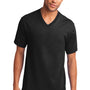Port & Company Mens Core Short Sleeve V-Neck T-Shirt - Jet Black