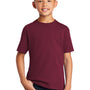Port & Company Youth Core Short Sleeve Crewneck T-Shirt - Cardinal Red