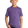 Port & Company Youth Core Short Sleeve Crewneck T-Shirt - Heather Purple