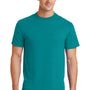 Port & Company Mens Core Short Sleeve Crewneck T-Shirt - Jade Green