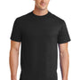 Port & Company Mens Core Short Sleeve Crewneck T-Shirt - Jet Black