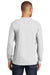 Port & Company PC61LSP Mens Essential Long Sleeve Crewneck T-Shirt w/ Pocket Ash Grey Back