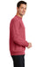 Port & Company PC78 Mens Core Fleece Crewneck Sweatshirt Heather Red Side