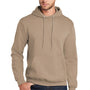 Port & Company Mens Core Pill Resistant Fleece Hooded Sweatshirt Hoodie - Sand