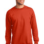 Port & Company Mens Essential Pill Resistant Fleece Crewneck Sweatshirt - Orange