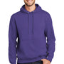 Port & Company Mens Essential Pill Resistant Fleece Hooded Sweatshirt Hoodie - Purple