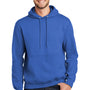 Port & Company Mens Essential Pill Resistant Fleece Hooded Sweatshirt Hoodie - Royal Blue