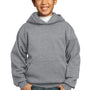Port & Company Youth Core Pill Resistant Fleece Hooded Sweatshirt Hoodie - Heather Grey