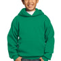 Port & Company Youth Core Pill Resistant Fleece Hooded Sweatshirt Hoodie - Kelly Green