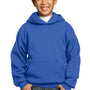 Port & Company Youth Core Pill Resistant Fleece Hooded Sweatshirt Hoodie - Royal Blue
