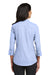 Red House RH690 Womens Nailhead Wrinkle Resistant 3/4 Sleeve Button Down Shirt Pearl Blue Back