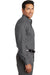 Red House RH76 Mens Wrinkle Resistant Long Sleeve Button Down Shirt w/ Pocket Charcoal Grey Side