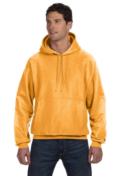 Champion S1051 Hooded Sweatshirt Hoodie Gold Front