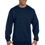Champion Mens Double Dry Eco Moisture Wicking Fleece Crewneck Sweatshirt - Heather Navy Blue