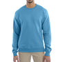 Champion Mens Double Dry Eco Moisture Wicking Fleece Crewneck Sweatshirt - Tempo Teal Blue