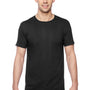 Fruit Of The Loom Mens Sofspun Jersey Short Sleeve Crewneck T-Shirt - Black - Closeout