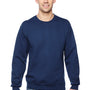 Fruit Of The Loom Mens Sofspun Fleece Crewneck Sweatshirt - Navy Blue