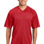 Sport-Tek Mens Short Sleeve V-Neck T-Shirt - True Red