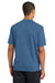 Sport-Tek ST340 Mens RacerMesh Moisture Wicking Short Sleeve Crewneck T-Shirt Dawn Blue Back