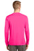 Sport-Tek ST350LS Mens Competitor Moisture Wicking Long Sleeve Crewneck T-Shirt Neon Pink Back
