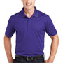 Sport-Tek Mens Sport-Wick Moisture Wicking Short Sleeve Polo Shirt - Purple