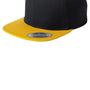 Sport-Tek Mens Adjustable Hat - Black/Gold