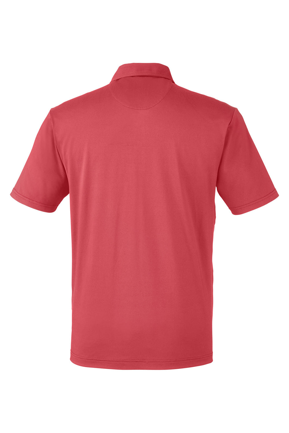Swannies Golf SW2000 Mens James Short Sleeve Polo Shirt Heather Red Flat Back