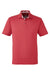 Swannies Golf SW2000 Mens James Short Sleeve Polo Shirt Heather Red Flat Front