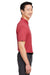 Swannies Golf SW2000 Mens James Short Sleeve Polo Shirt Heather Red Side