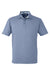 Swannies Golf SW2000 Mens James Short Sleeve Polo Shirt Heather Navy Blue Flat Front