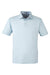 Swannies Golf SW2000 Mens James Short Sleeve Polo Shirt Heather Sky Blue Flat Front