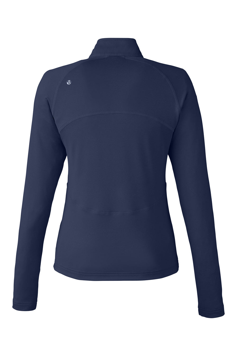 Swannies Golf SWF400L Womens Cora Full Zip Jacket Navy Blue Flat Back