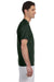 Champion T525C Mens Short Sleeve Crewneck T-Shirt Dark Green Side