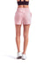 TriDri TD062 Womens Maria Jogger Shorts w/ Pockets Light Pink Back