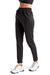 TriDri TD499 Womens Moisture Wicking Jogger Sweatpants w/ Pockets Black 3Q