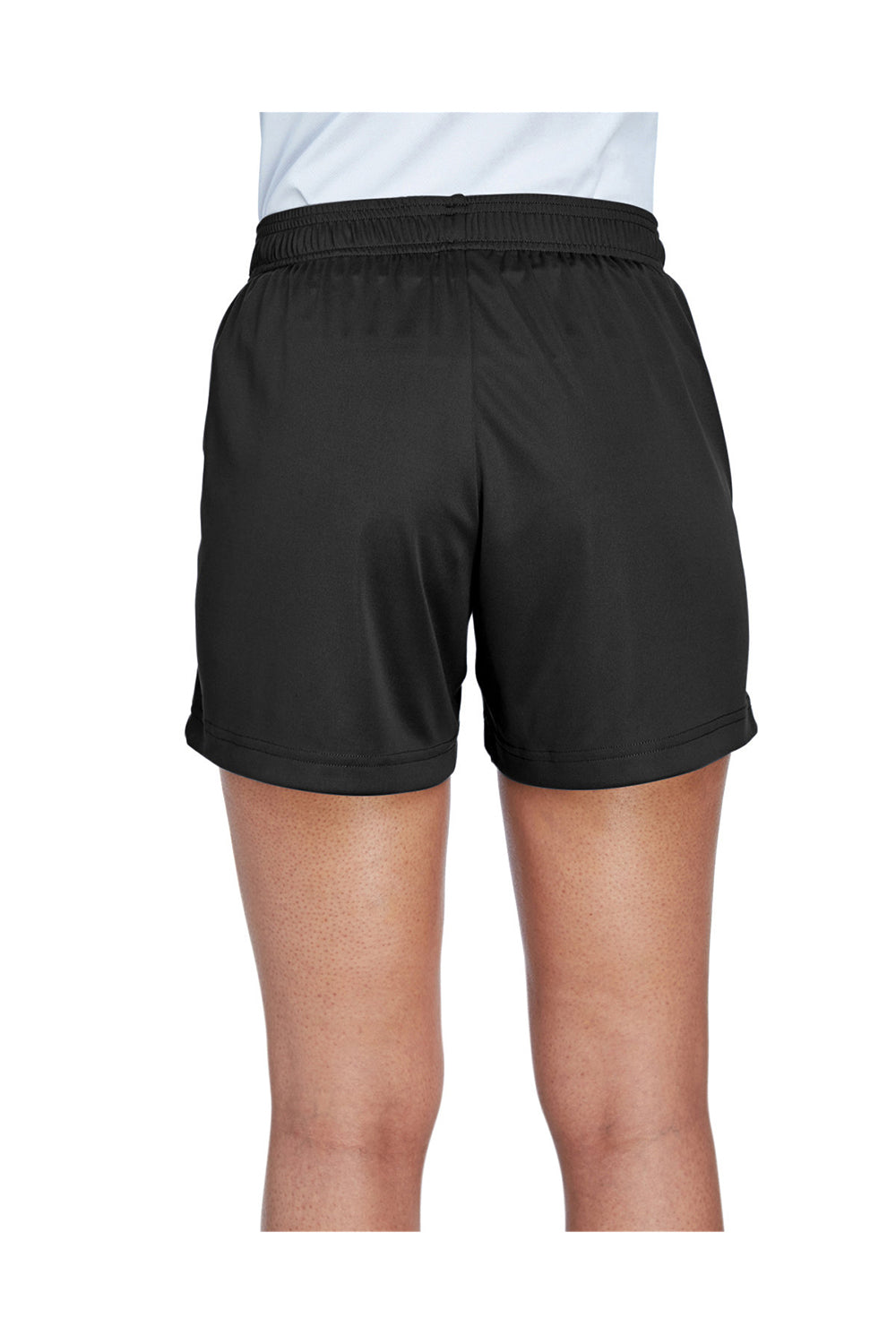 Team 365 TT11SHW Womens Zone Performance Shorts w/ Pockets Black Back