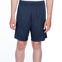 Team 365 Youth Zone Performance Moisture Wicking Shorts w/ Pockets - Dark Navy Blue