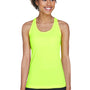 Team 365 Womens Zone Performance Moisture Wicking Tank Top - Safety Yellow
