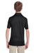 Team 365 TT51Y Youth Zone Performance Moisture Wicking Short Sleeve Polo Shirt Black Back