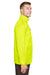 Team 365 TT73 Mens Zone Protect Water Resistant Full Zip Hooded Jacket Safety Yellow Side