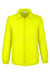 Team 365 TT75 Mens Zone Protect Snap Down Coaches Jacket Safety Yellow Flat Front