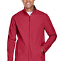 Team 365 Mens Leader Windproof & Waterproof Full Zip Jacket - Scarlet Red